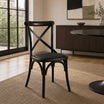 Silla Nápoles Esterilla Full Black