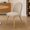 Silla Lara Taupe Base Natural