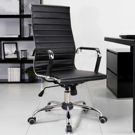 Silla Aran Negra Respaldo Alto