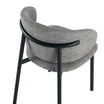 Silla Pragal Gris Oscuro Base Negra