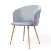 Silla Jade Pana Gris Claro Base Natural