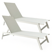 Reposera Delta White 2 unid.