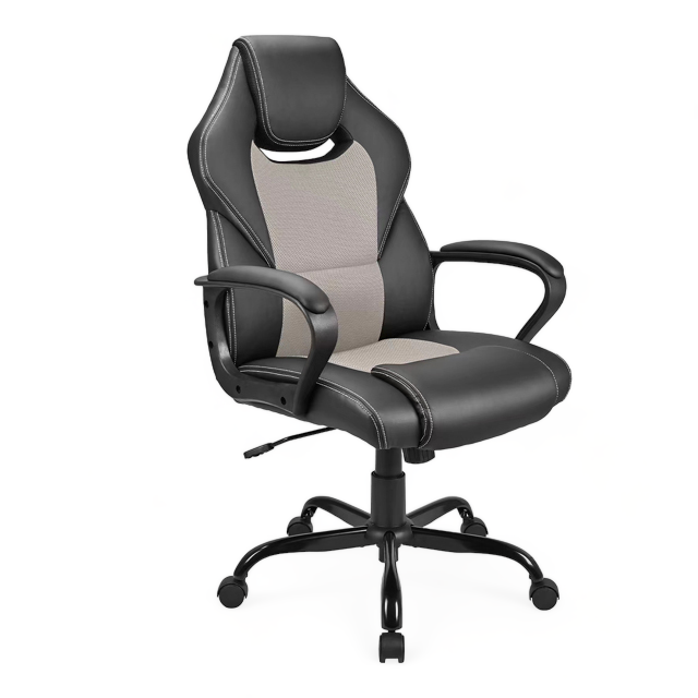 Silla Newport Negro-Gris