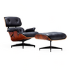 Sillón Lyra RoseWood & Black con Ottomano