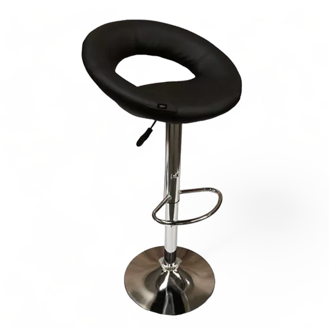 Banqueta Elara Ecocuero Negra