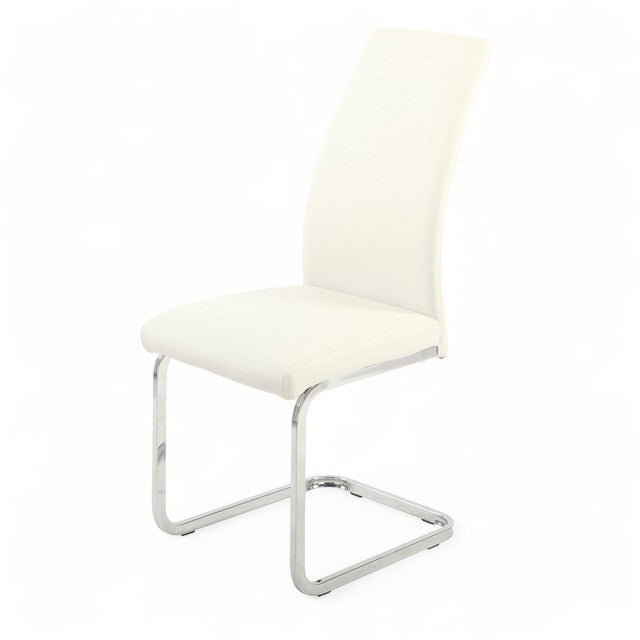Silla Arlo Ecocuero Blanca