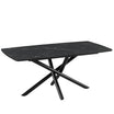 Mesa Sava Statuario Negro Base Negra