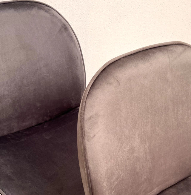 Silla Kyris Gris Claro Base Dorada