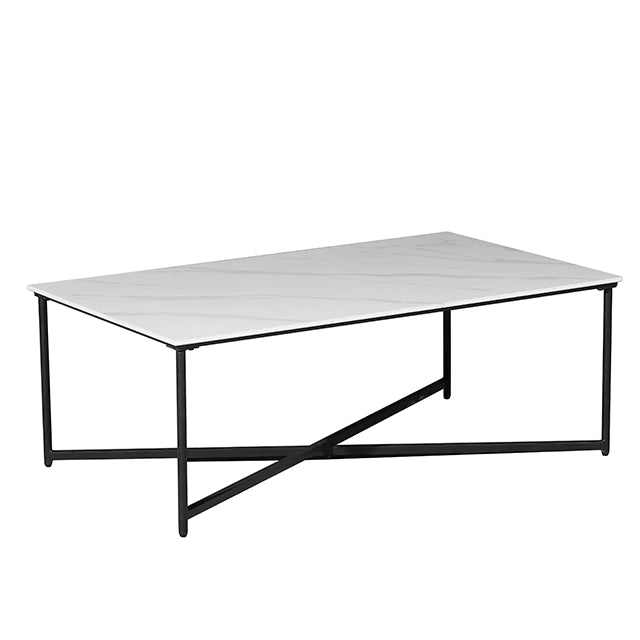 Mesa Baja Fiona Neolith Blanco Base Negra