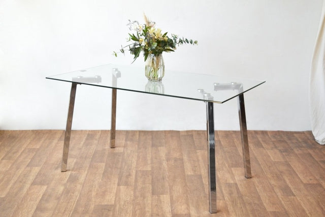 Mesa Kairo Base Cromo