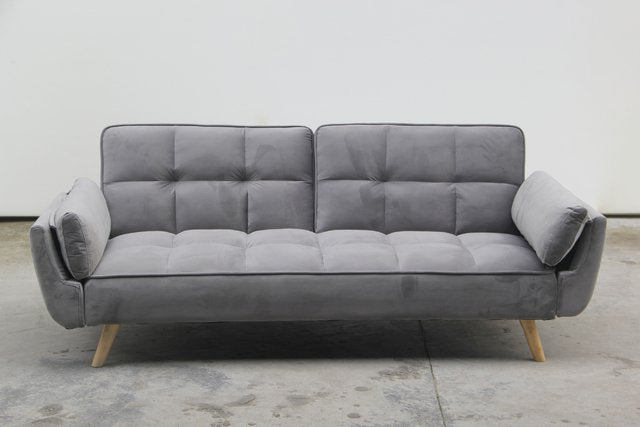 Sofa Bed Violetta Pana USB Light Grey