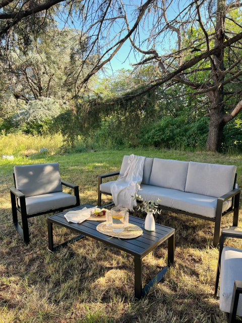 Set Acacia 3 cuerpos Gris Oscuro