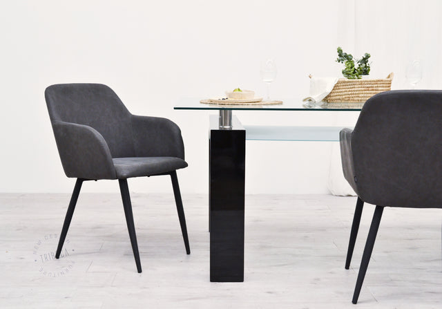 Mesa Lume Base Negra