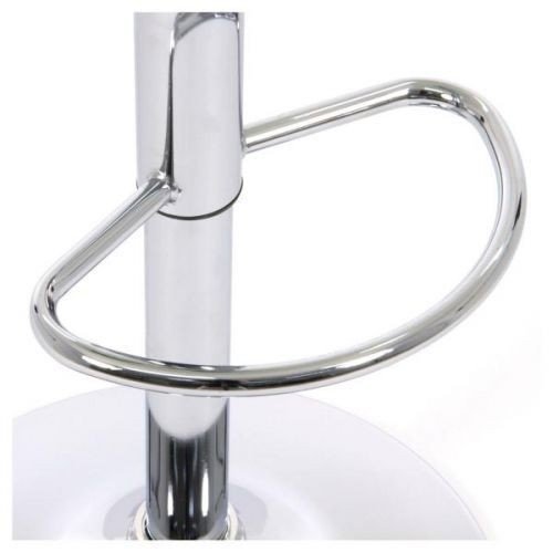 Banqueta Elba Negra Base Cromo