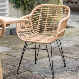 Silla Abril Natural c/ Negro