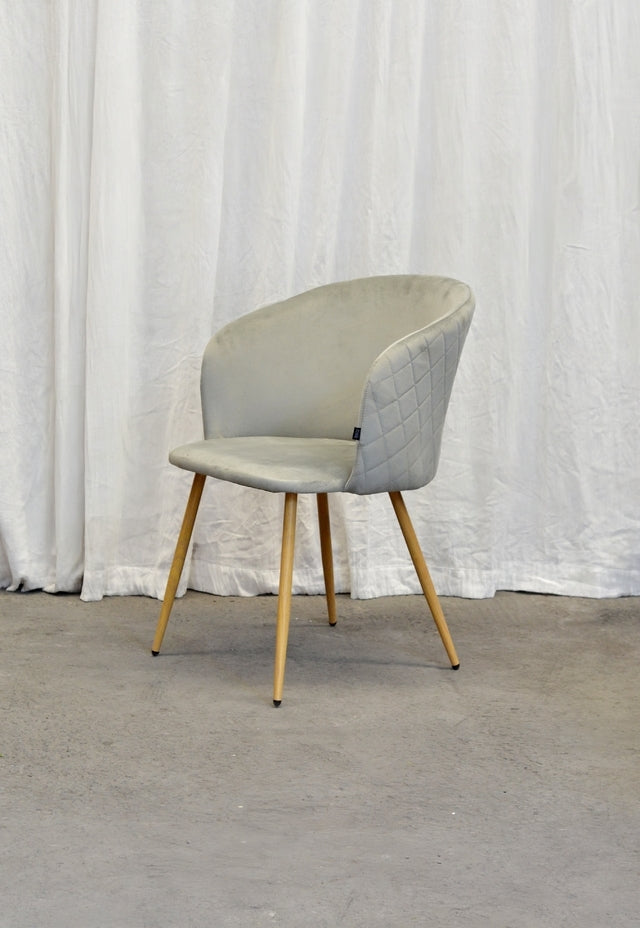 Silla Jade Pana Gris Claro Base Natural