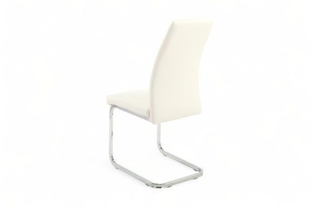 Silla Arlo Ecocuero Blanca