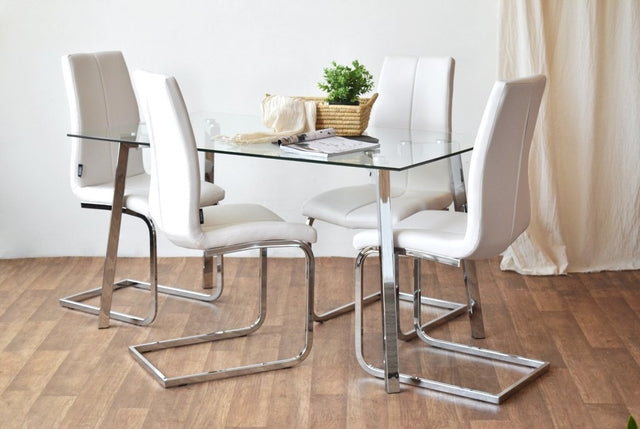 Mesa Kairo Base Cromo