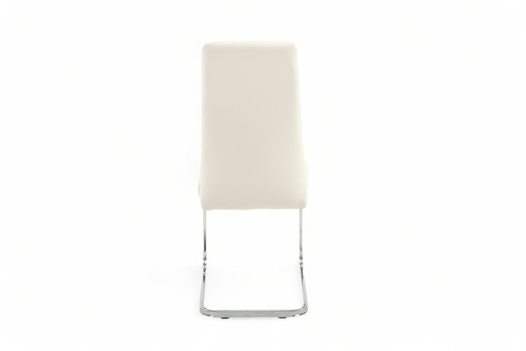 Silla Arlo Ecocuero Blanca