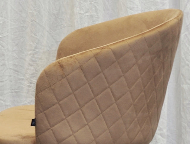 Silla Jade Pana Taupe Base Negra