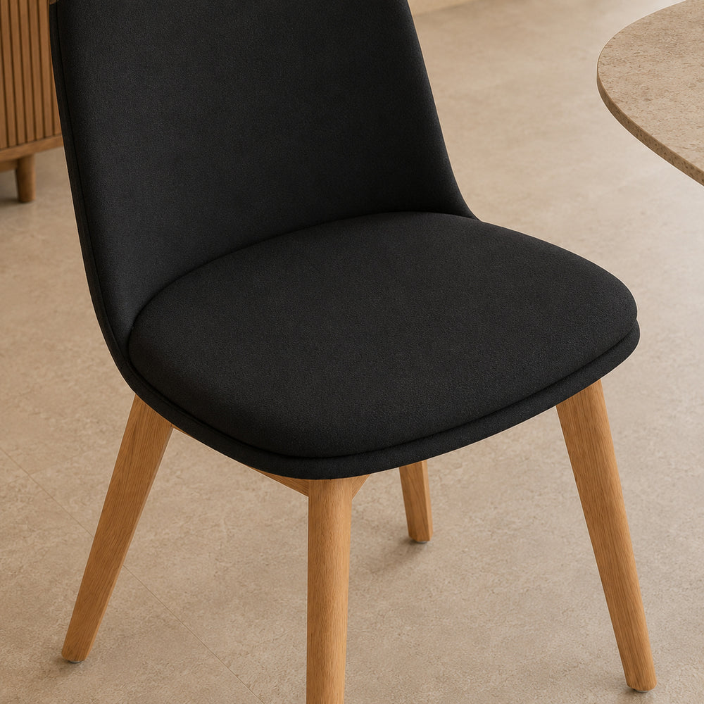 Silla Kyoto Negra Wood