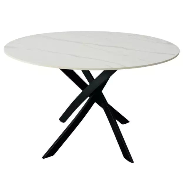 Mesa Muna Redonda Neolith Base Negra