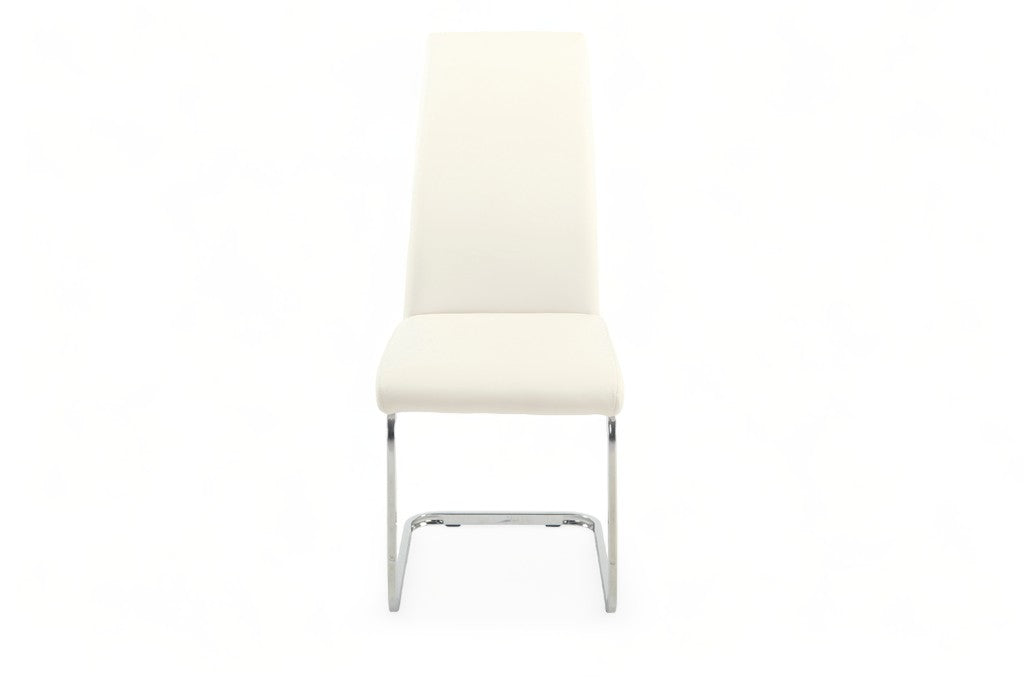 Silla Arlo Ecocuero Blanca