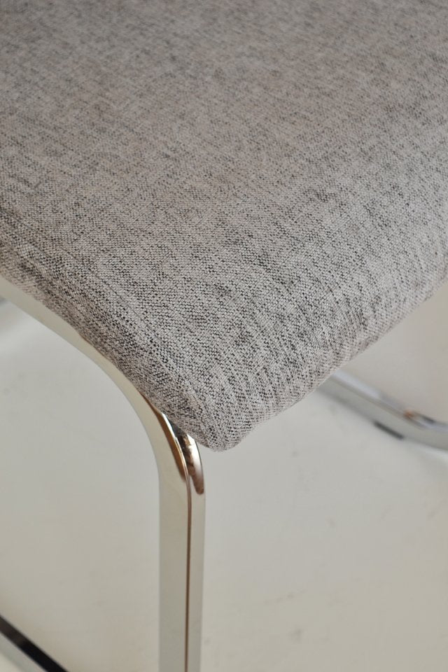 Silla Celine Chenille Gris Claro