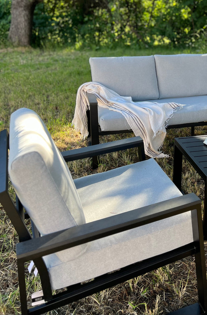 Set Acacia 2 cuerpos Gris Oscuro