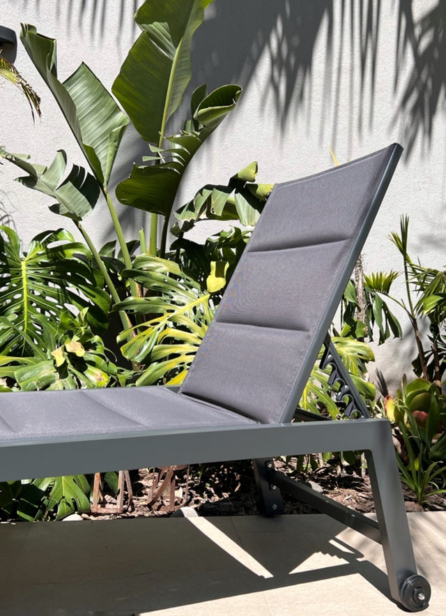 Reposera Nayah Dark Grey 2unid