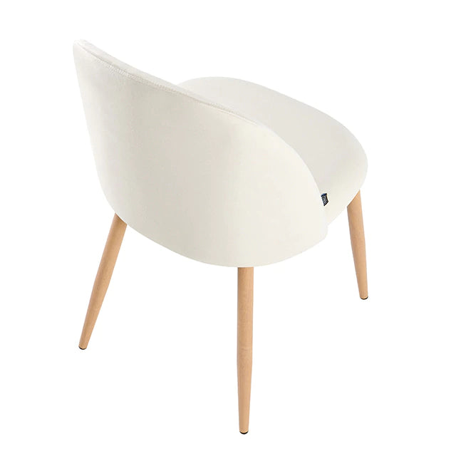 Silla Livia Lisa Beige Pana Base Natural