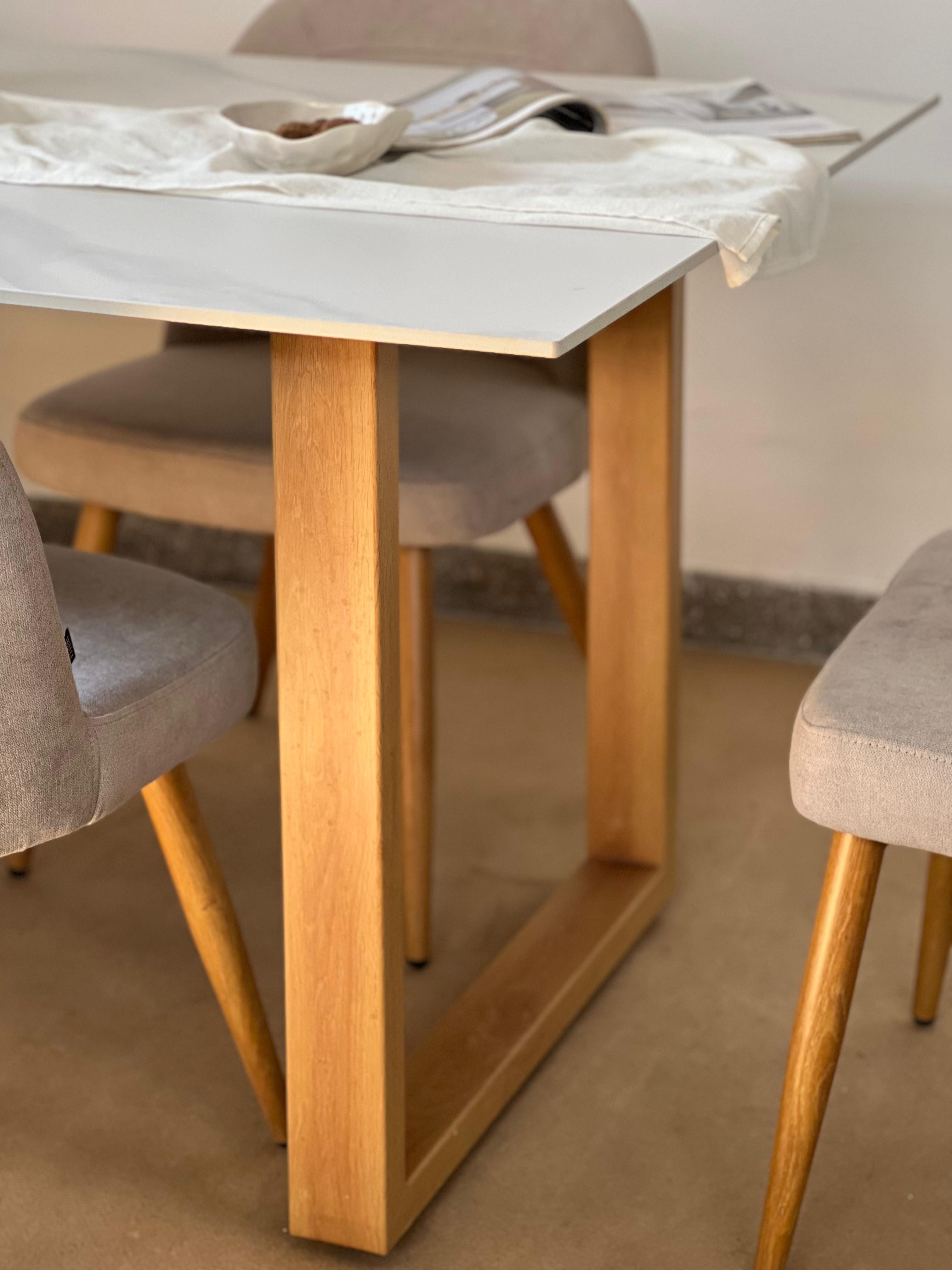 Mesa Ícaro Marmol Neolith Base Natural