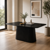 Mesa Tancah Black Marquina Base Negra