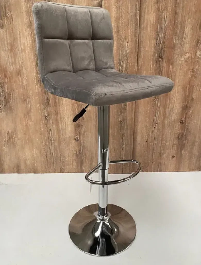 Banqueta Liora Pana Gris Claro