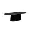 Mesa Salva Black Marquina Base Negra