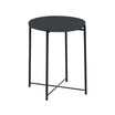 Mesa de Arrime Black Marquina Negra Base Negra
