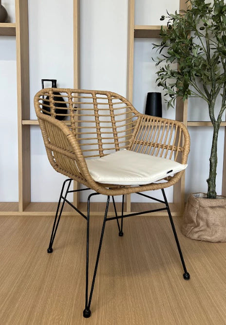 Silla Abril Natural c/Beige