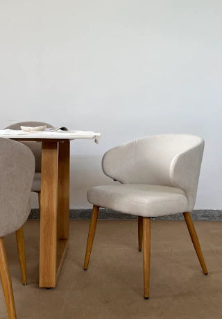 Silla Vita Beige Base Natural