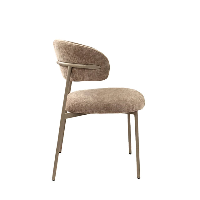 Silla Zuno Pro Taupe Base Capuccino