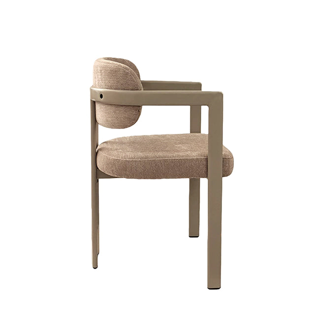 Silla Besaya Taupe Base Capuccino