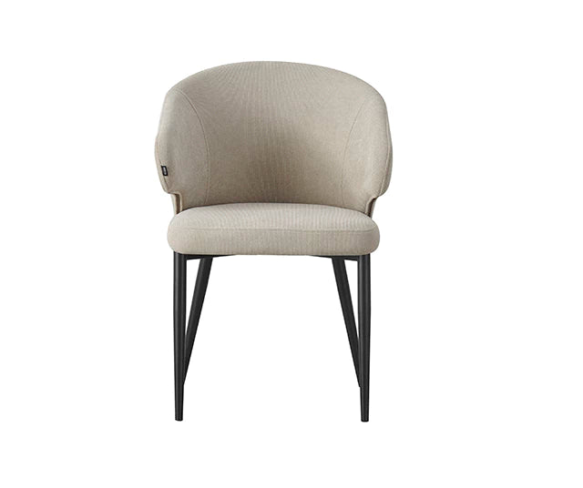 Silla Alix Beige Base Negra