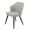 Silla Brisa Gris Claro Base Negra