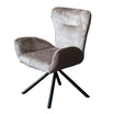 Sillón Niva Taupe Ecocuero y Boucle