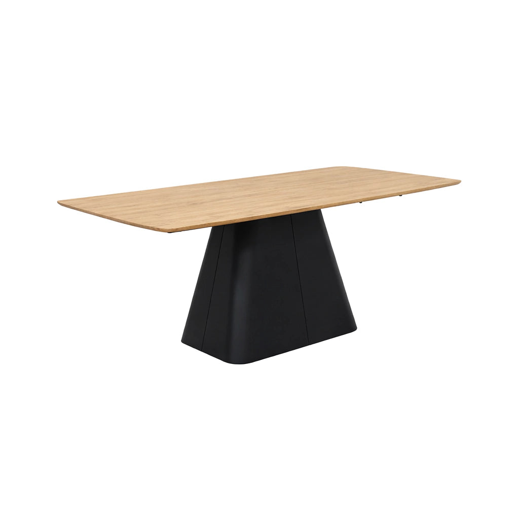 Mesa Tierz Oak Wood Base Negra