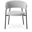 Silla Gala Gris Claro Base Negra