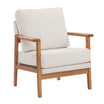 Sillón Niko Chenille Beige Base Natural