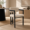 Silla Besaya Beige Base Negra