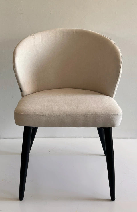 Silla Vita Beige Base Negra