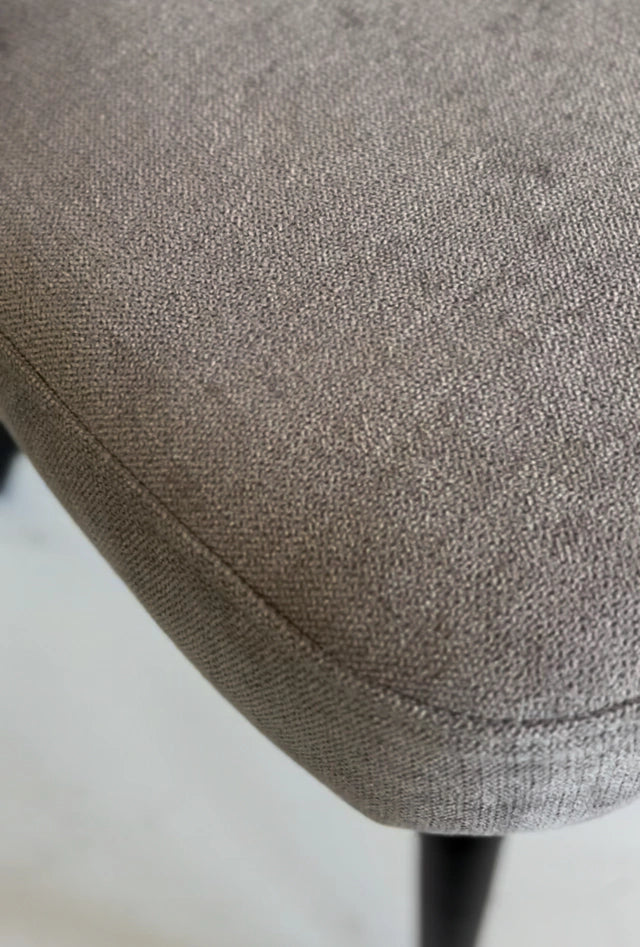 Silla Vita Gris Claro Base Negra