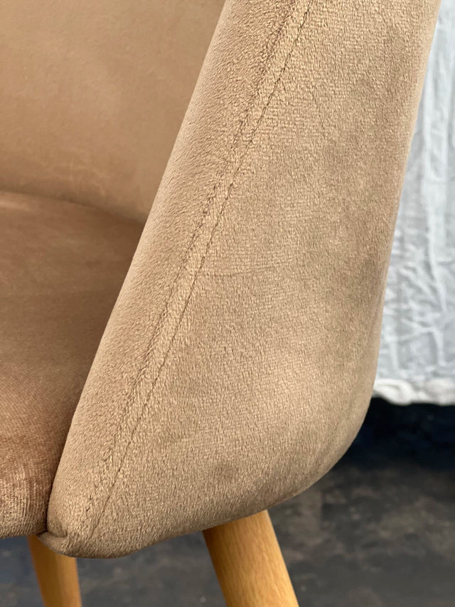 Silla Barcelona Pana Taupe